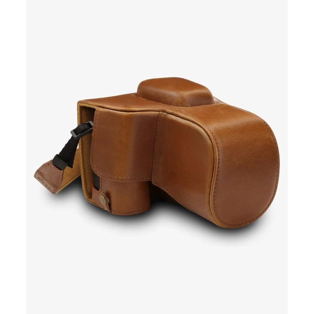 Mega Gear MG1536 Ever Ready Leather Camera Case CompatibleWith Nikon D3500-Brown